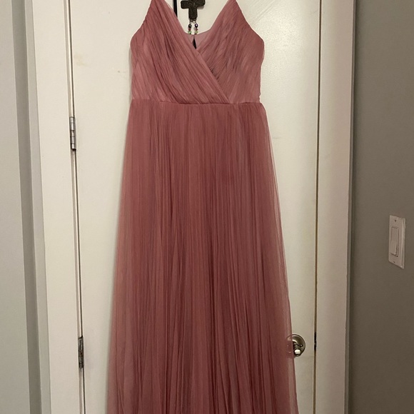Dusty Rose Bridesmaid Dress - Picture 2 of 3